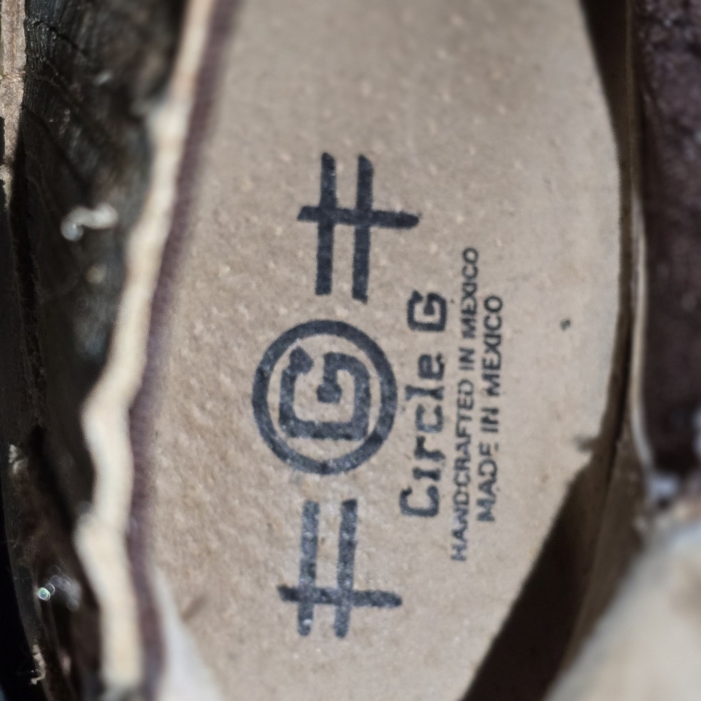 CIRCLE G CONCHO HARNESS BOOT - Picture 5 of 8